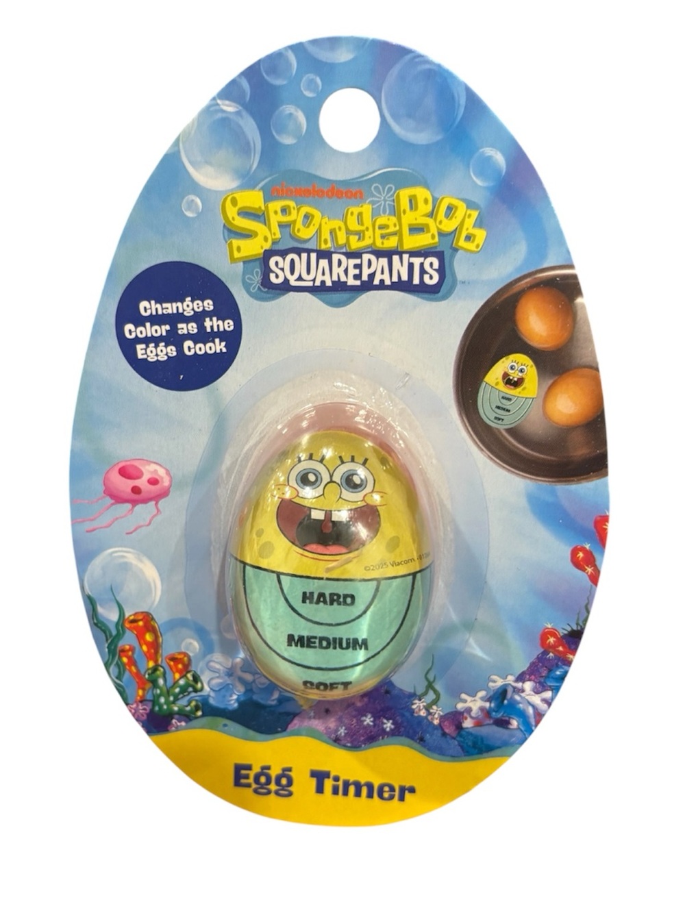 SpongeBob SquarePants Yellow & Teal Egg Timer Gadget NEW